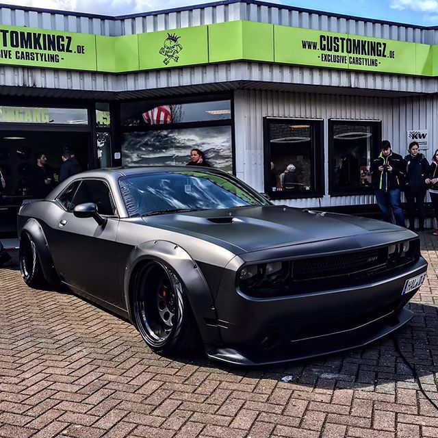 First LB WORKS Challenger in Germany!! Well done!! Special thanks to Special thanks to @stefan_customkingz & @libertywalkuk & @theperformanceco & @getdumped @libertywalkkato