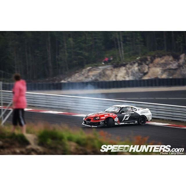 to a into my favorite turn at the freshly rebuilt Rudskogen race track. Good old @thespeedhunters days at @gatebil_official. @larry_chen_foto always lined up for that perfect shot.