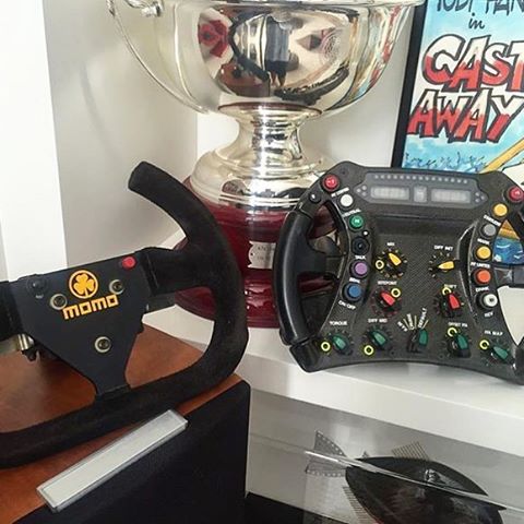 Saw this pic from F1 driver @rubarrichello. Crazy how many buttons they've added over the years |