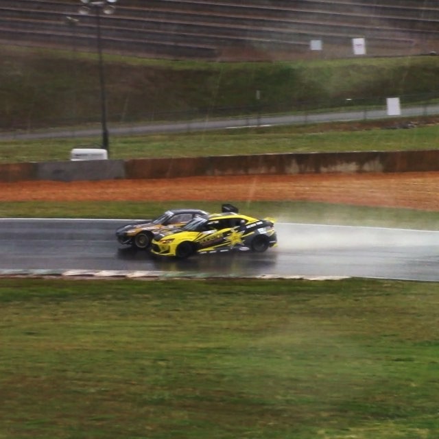 Dancing the rain dance at #FDATL! Excited for dry conditions for today's qualifying! @rockstarenergy @scionracing @nexentireusa