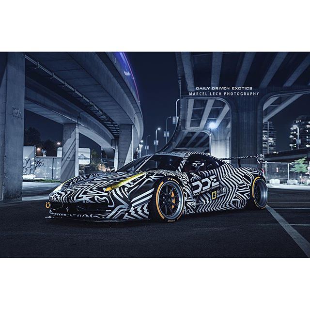 Good luck to my homie @dailydrivenexotics as he starts the @goldrushrally today in his bad ass liberty Walk @ferrariusa #458. Car is looking .