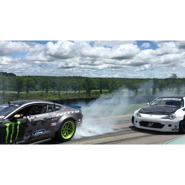 Not every day I get to shred with my bros these days outside of competition. All time day on patriot course. Always reminds me why I love drifting so much. Thanks @streetdriventour and @hyperfest for having me. I'll see you next year for more ride alongs and good times. @driftalliance @chrisforsberg64 @vaughngittinjr 📽 @_nickswann_