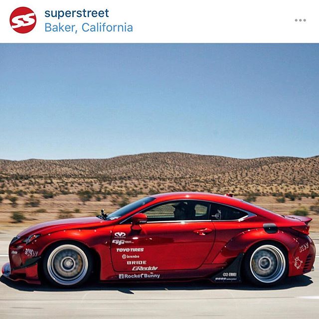 The @lexustuned @rocket.bunny.pandem @lexususa cruising to Las Vegas for the @superstreet road trip, this past weekend.