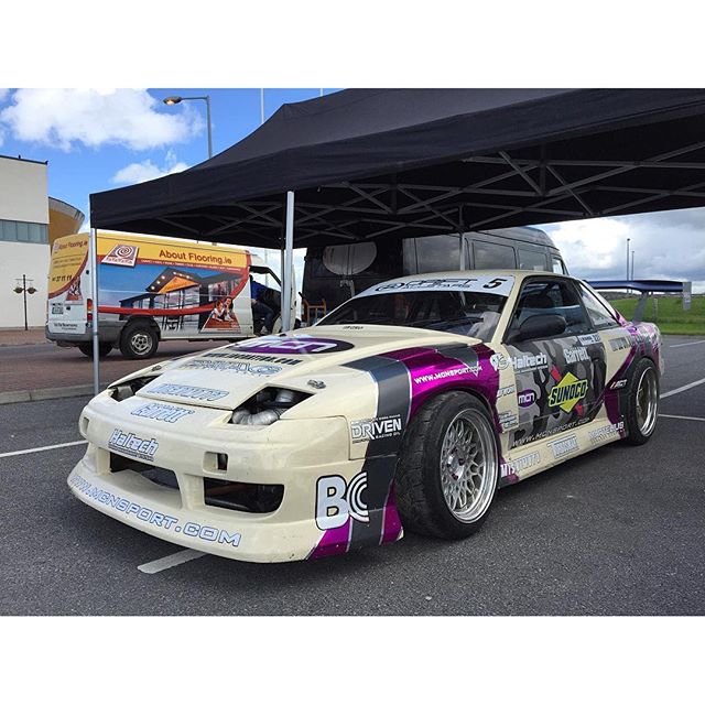 This is the car for my weekend at @irishdriftchampionship!