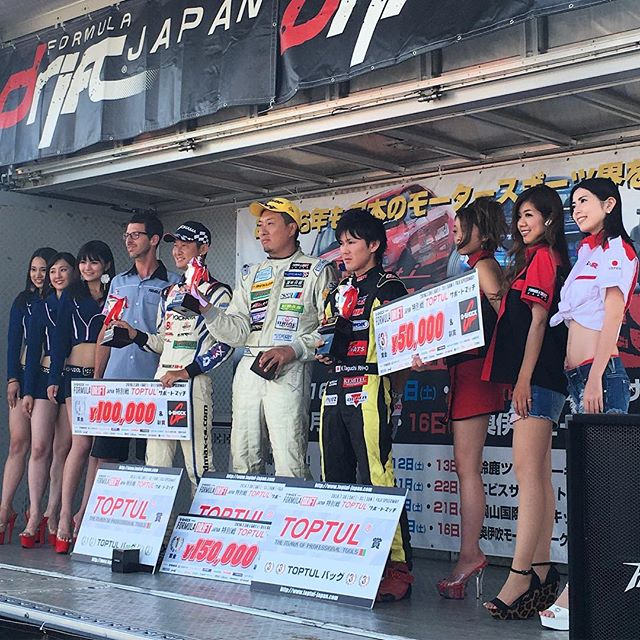 The @formuladjapan exhibition round is a wrap! Fukada finished in 1st, @mcrfactory in 2nd and @kazuya_taguchi in 3rd.