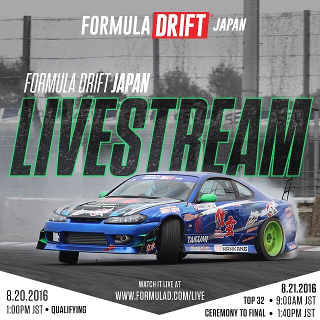 @formuladjapan Round 3 - Okayama Live stream is about to begin.  All times are in Japan Standard Time |