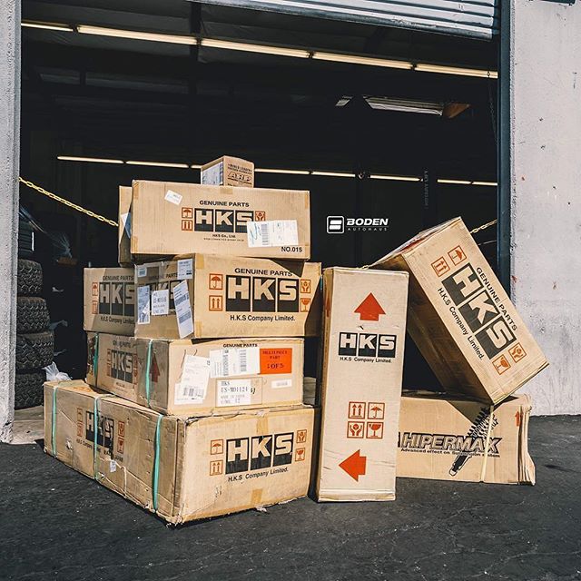 Oh you know that feeling when new parts arrive. 
@boden_autohaus
・・・
It's that time of the year again! New build prep with @hks_usa for SEMA 🤘🏼 | • @kolab_agency • • • •