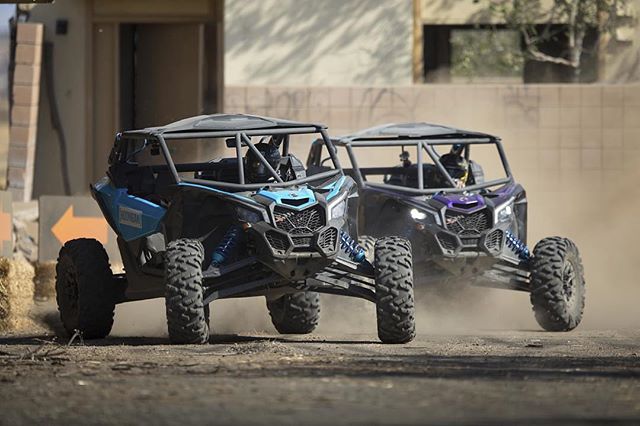 is coming soon from @thehoonigans! Watch @kibbetech and me party down in these @canam Maverick X3's in this insane urban terrain!