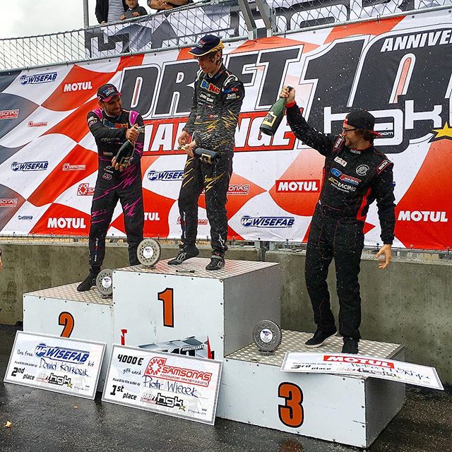Congrats to @piotrwiecek in 1st, David Karkosik in 2nd and @chelseadenofa in 3rd at the @hgkracing 10th Anniversary bash.