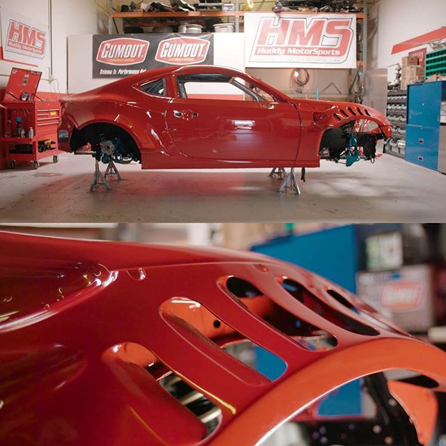 If you haven't checked out the latest update on the @gumout @huddyracing from @donutmedia hit the link in my profile. She Red! Really Red!