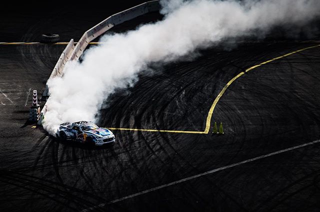 Smoke trails | @nittotire giving us the grip, the control and the smoke  @alexbucur