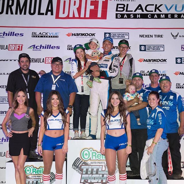 What a great way to end the season.  So glad to have my family here with me on the podium. Congrats to my fellow @falkentire teammate for the win |