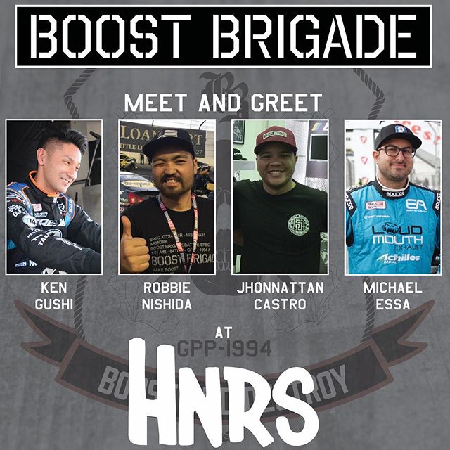 Don't miss our Team meet & greet right after the #SEMAshow, 5-7pm.  Open to the public!
15-20min from the convention center... @hnrslv, Las Vegas Blvd.  S Suite 100, Las Vegas, NV 89123

@kengushi @michaelessa @jcastroracing @robbienishida @greddyracing @boost_brigade @in4mation_