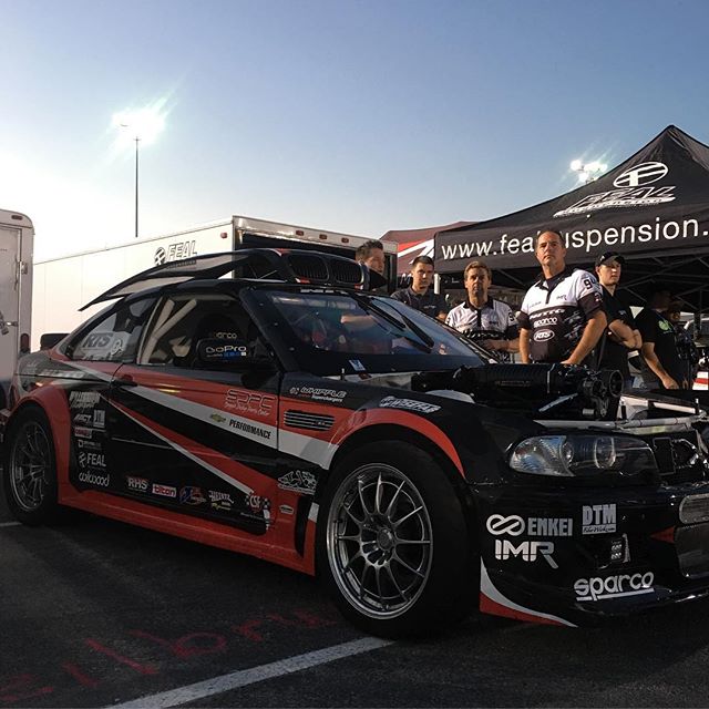The monster BMW is ready to shred some tires here at SEMA Ignited @alexheilbrunn @nittotire
