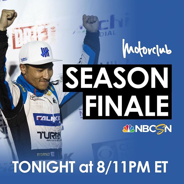Tonight! Catch me on the season finale of Motorclub on NBC Sports at 8/11PM ET tonight. @motorclubshow @nbcsports