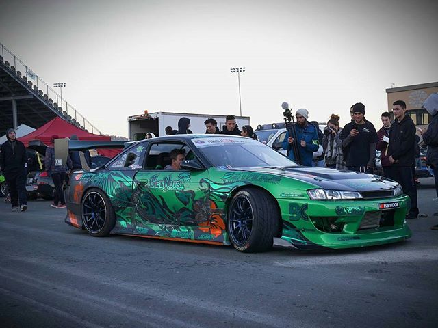 Missile s14 lookin mean with that new @bigcountrylabs gt wing hanging all o...