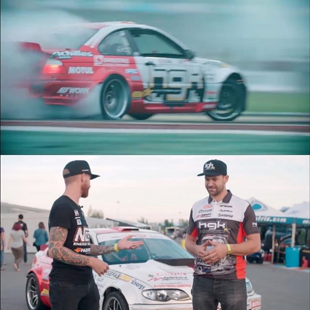 Hanging out with my good buddy Kristaps from the @hgkracingteam and his @hgkracing E46! Click the link in my bio to see the latest @blackmagicshine Car Check to see what makes this thing the fastest car in @formulad !