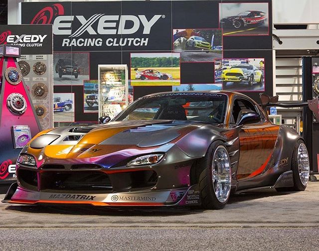 Repost from 2018 @exedyusa. 
@motherspolish(@repost_via_instant)@kylemohanracing's Mothers-polished street fighter RX-7 has great presence. Can’t wait to see this one on the road! @wraplegends