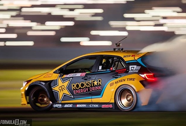 Black & Yellow @fredricaasbo | @nexentireusa You know what it is...@oreillyauto RD8: TITLE FIGHT presented by @OfficialRainX at Irwindale, CA on Oct 12-13! Tickets: http://bit.ly/FDIRW2018 #FormulaDRIFT #FormulaD #FDXV #FDIRW