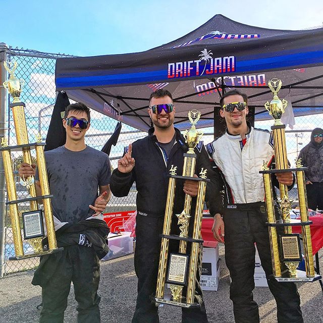Great final round of @drift.jam in the books! Congrats to @dan.skidz in 1st, @amazzoccone in 2nd and @brysoncook in 3rd place.