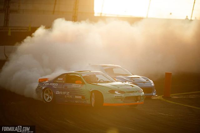 Golden Hour
@falkentire | @odidrift vs. @daiyoshihara 
More bright battles to come at RD1: The Streets of Long Beach on Apr 5-6th. Tickets on Sale Now: (link in bio)