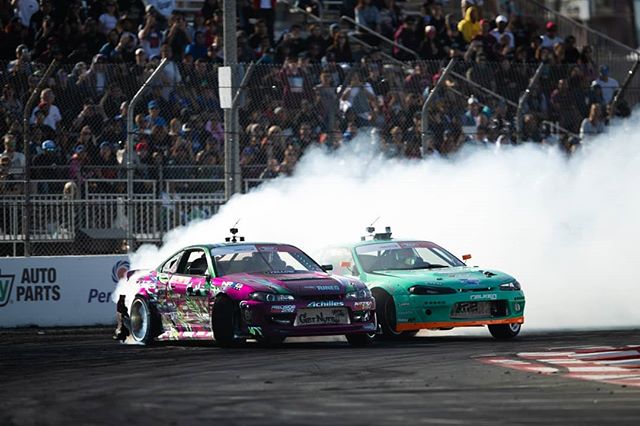 After an eventful Top 16, @odidrift and @forrestwang808 found each other in the finals with Odi taking the WIN here at Formula DRIFT Long Beach!! @chrisforsberg64 rounded out the podium in third.
.