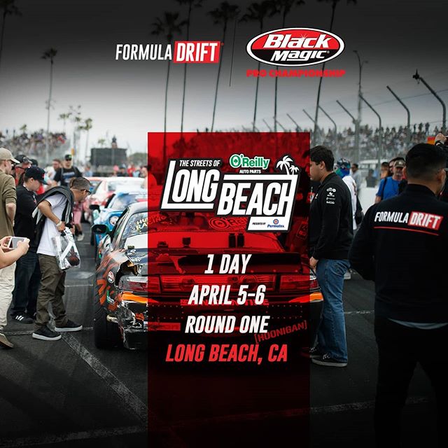 It's finally time! A new season of Formula Drift starts tomorrow! 
FD 2019 | @BlackMagicShine 
We'll see you at @oreillyautoparts RD1: The Streets of Long Beach presented by @permatexusa on Apr 5-6th. Tickets on Sale Now: (link in bio)

#FormulaDRIFT 