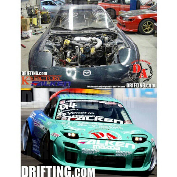 Before and after .. Tony Angelo 2005 RX7