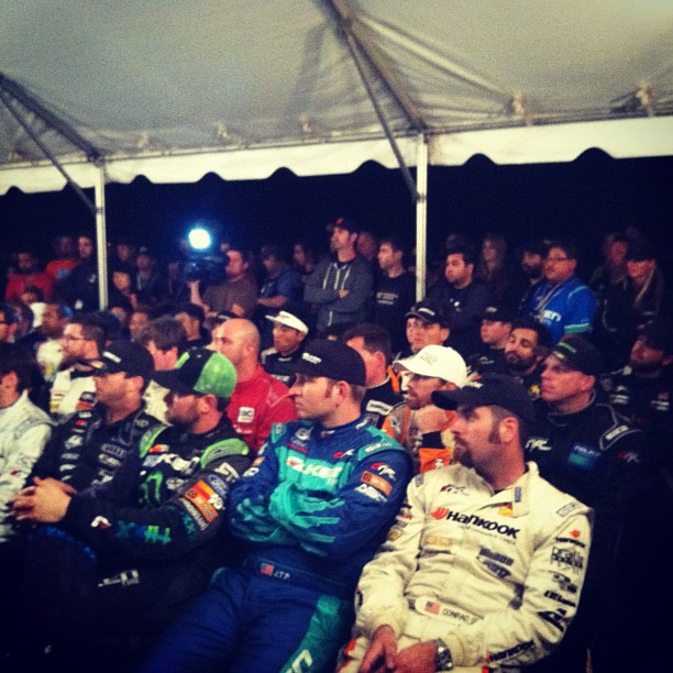 Drivers meeting...qualifying results