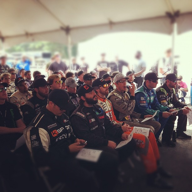 Formula DRIFT Round 4 - Wall,NJ drivers meeting before first practice