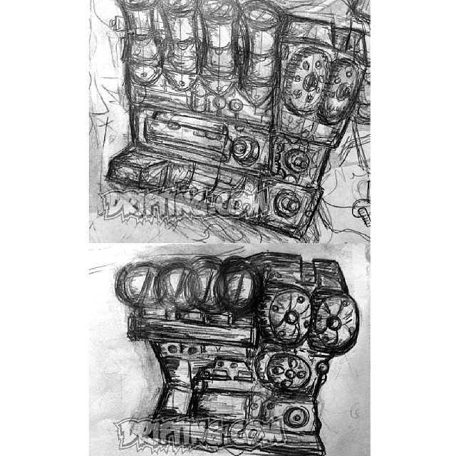 (TOP OR BOTTOM ???) Sketch by @DRIFTINGCOM -