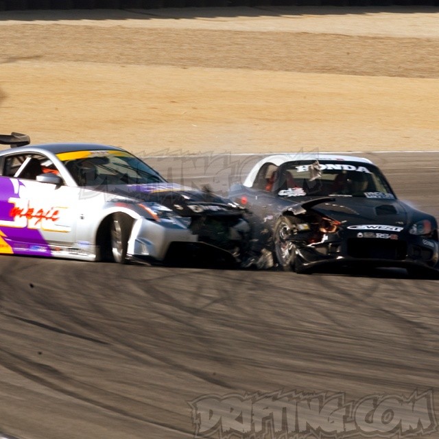 Alex Pfeiffer & Bryan Norris (2004 Crash Photo) Laguna Seca