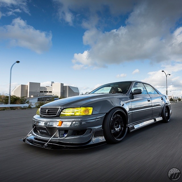 Car Factory M2 Toyota Chaser Jzx100 On New Work Emotion D9r Fr 19 10 5j 15mm Drifting Com