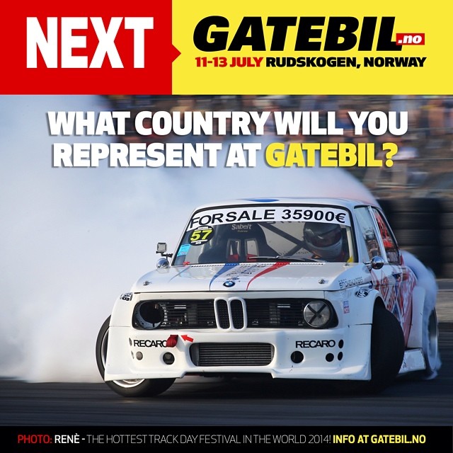 People from all over the world are coming, what country are you from? ️ # Gatebil #breisladd #powerslide #Rudskogen #drifting #Norge #Norway #Wisefab  #festival #BMW – 