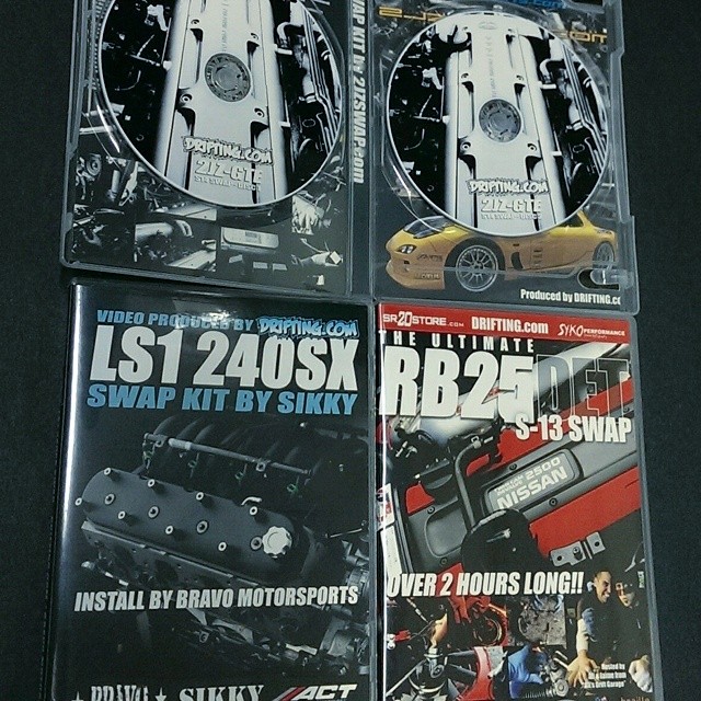 LS1 / RB25 / 2JZ 240SX SWAP DVD's by @DRIFTINGCOM