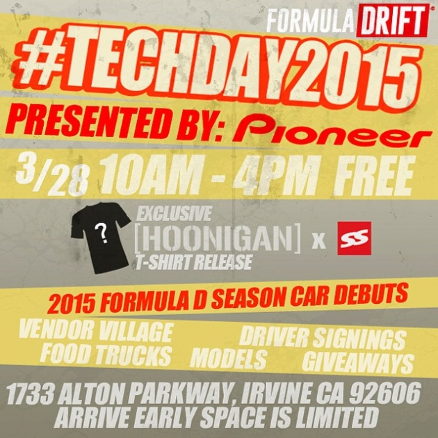 3/28/2015 Save the date. Get ready for a full day of Formula DRIFT