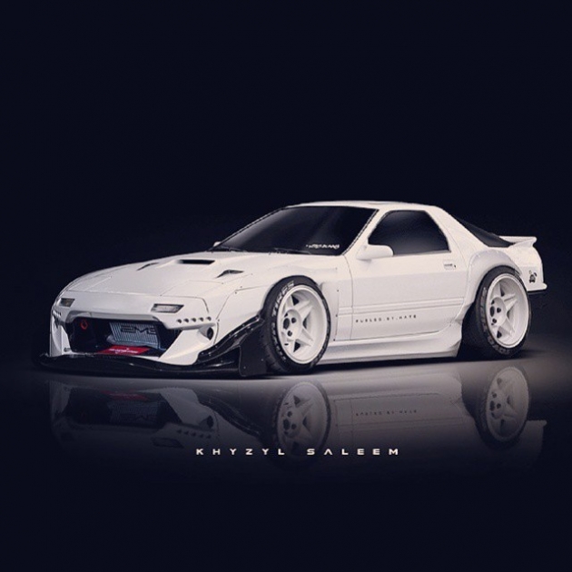 FC RX7 Wide-Body Render by @the_kyza – DRIFTING.com