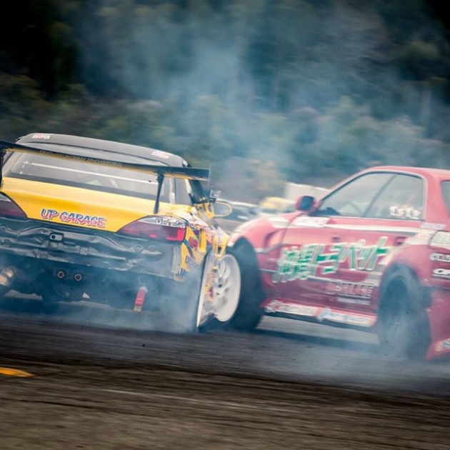 OUSHIRO vs TAGUCHI…. Formula drift Japan Round.1 Suzukatwin circuit