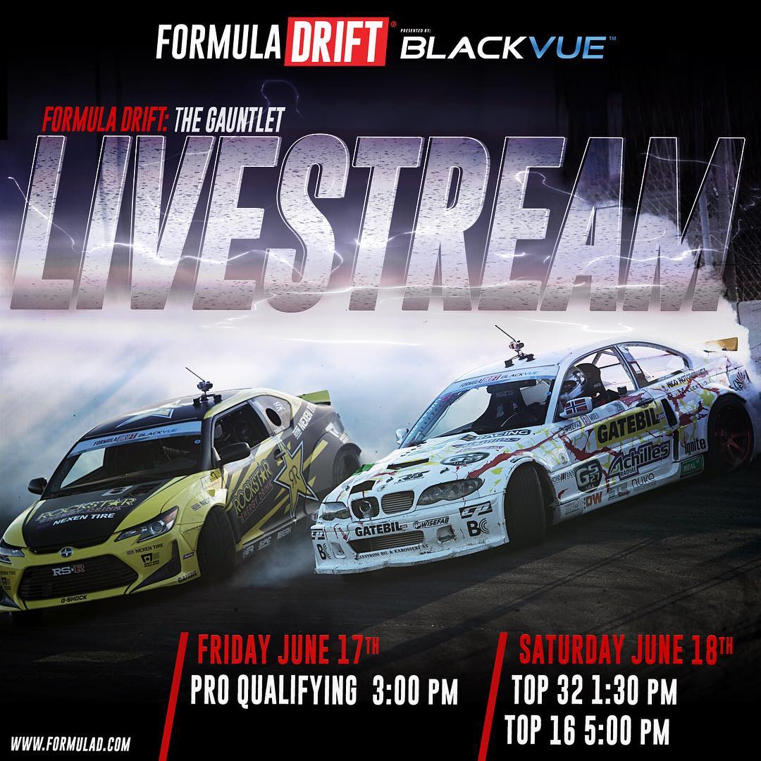 Formula DRIFT Round 4 Wall, NJ Livestream Schedule. All times are