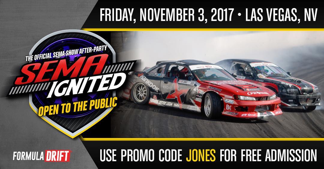 Experience the excitement of at @semaignited on Friday Nov 3rd. Use coupon code: “JONES” for free tickets!