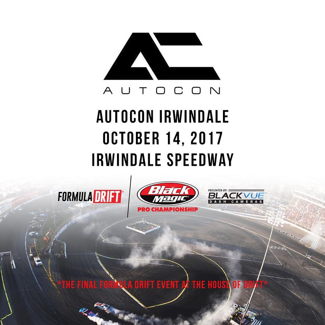 Last chance to register for the @autoconevents car show at Round 8 @irwindale_event_center | For more information visit www.autoconevents.com