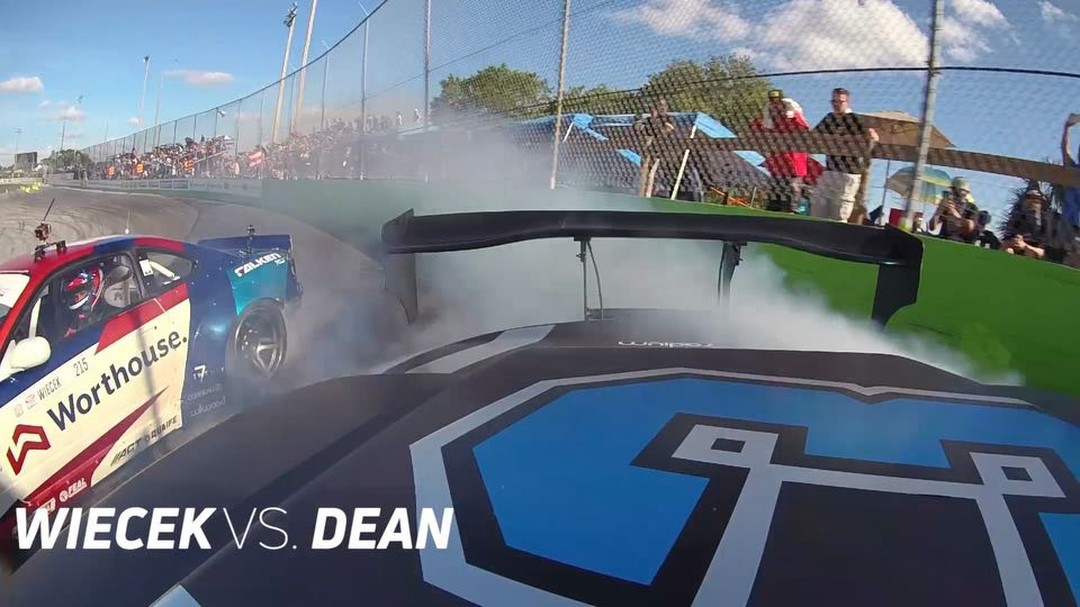Throwback to Formula DRIFT Orlando | @piotrwiecek vs. @deankarnage