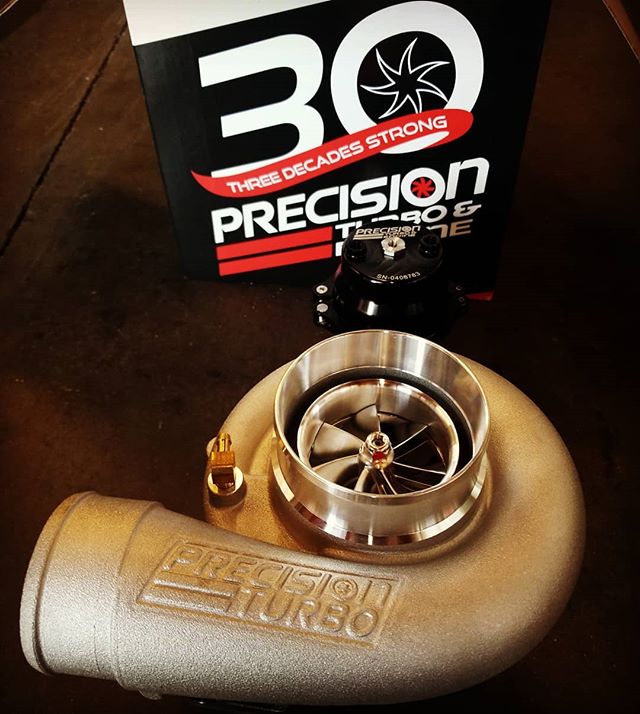 Welcome @precisionturbo to our 2018 program.  Looking forward to hitting the dyno. @thunderboltfuel  @americanethanol  @growthenergy @top1oil @exedyusa @driftillustrated @bakerprecision #evolvedinjection  @wraplegends @drinkdoc