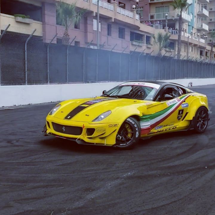 @federicosceriffo17 Federico Sceriffo Ferrari 599 Formula Drift Long Beach 2018