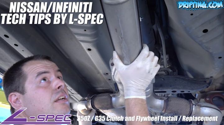 350Z / G35 Clutch and Flywheel Install / Replacement - NISSAN/INFINITI TECH TIPS BY L-SPEC @lspecauto / Video by @driftingcom