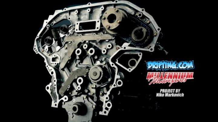 VQ35DE 350Z Engine Rebuild Engine Machining / Assembly by @millennium_motorsports  Video by @Driftingcom Project by @nikomarkovich -  Tomei 272 Cams -  Tomei Springs/retainers -  Supertech Valve seals -  Ferra Valve Guides -  Tomei Con-Rods -  Cosworth 11:1 pistons and rings -  ARP Head/Main Studs -  ACL main and thrust bearings -  PPE ceramic coated longtube headers -  All new NISMO timing chains and gears -  BDE motor mounts -  Mishimoto Hoses -  JWT Intake Pop Charger -  Motordyne Plenum Spacer -  Mishimoto Oil Cooler -  Mishimoto Oil catch can -  KOYO 53mm Dual Core Radiator -  KOYO High Pressure Radiator Cap -  Uprev Tune by Road Race Engine