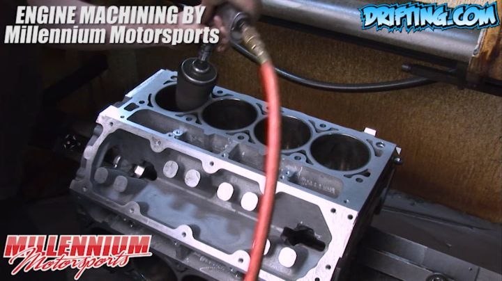 Chamfer Top of Cylinders - Engine Machining / Assembly by @millennium_motorsports Video by @Driftingcom