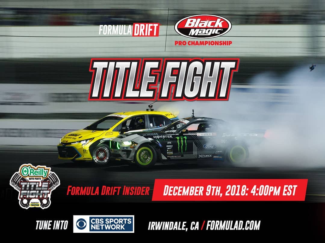 Already miss the Season? You can relive the moments of one of our most exciting rounds all season on @cbssports .

Watch @oreillyautoparts  RD8: TITLE FIGHT presented by @officialrainx  on Dec 9th - 4PM EST ! Check your local listings!