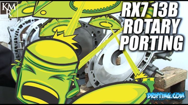 RX7 13B Rotary Porting with @kylemohanracing at @mazdatrixofficial - 2007 @Driftingcom Video