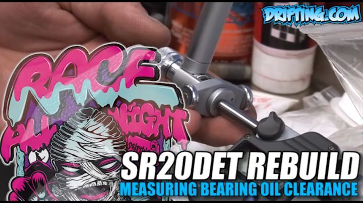 SR20DET Rebuild - How to Measure Bearing Oil Clearance - 2008 @driftingcom Video filmed at DRIFT SPEED , Special Thanks to Derrek , View the rest of the Video on YouTube